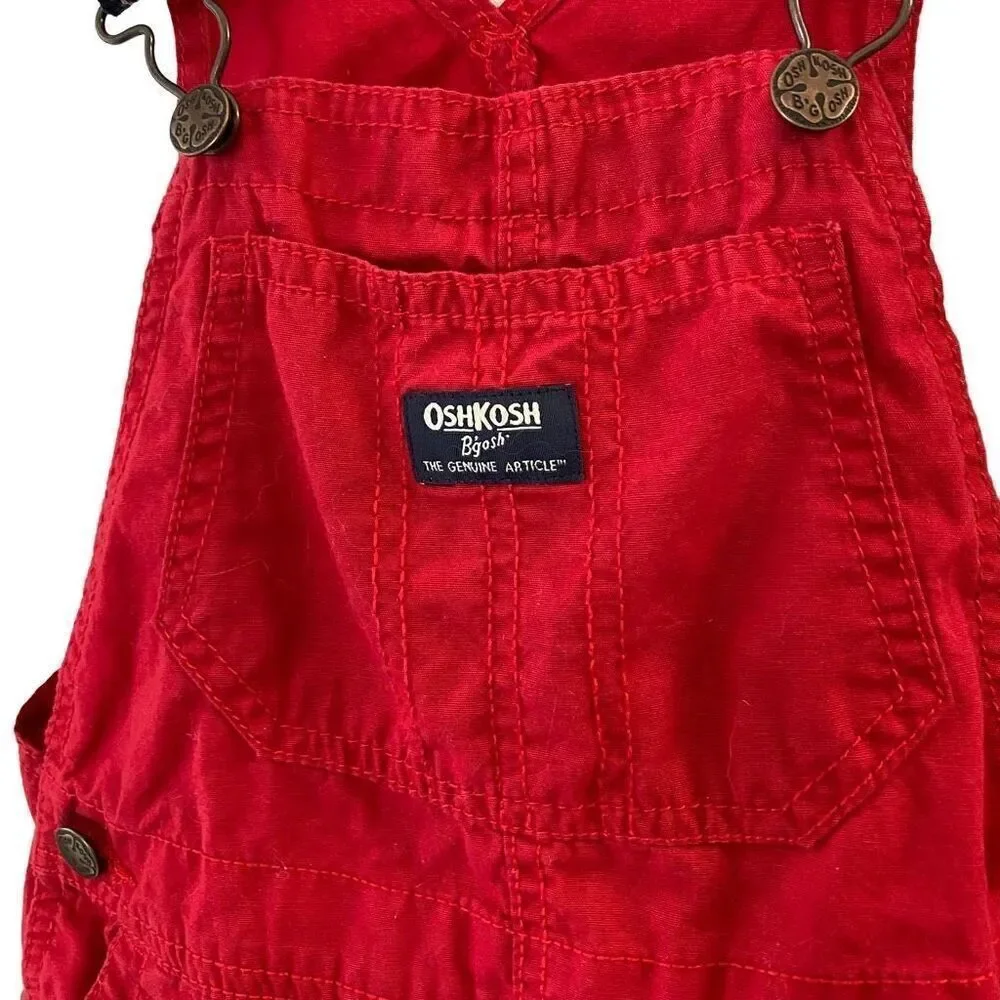 Oshkosh B’gosh Red Shortalls